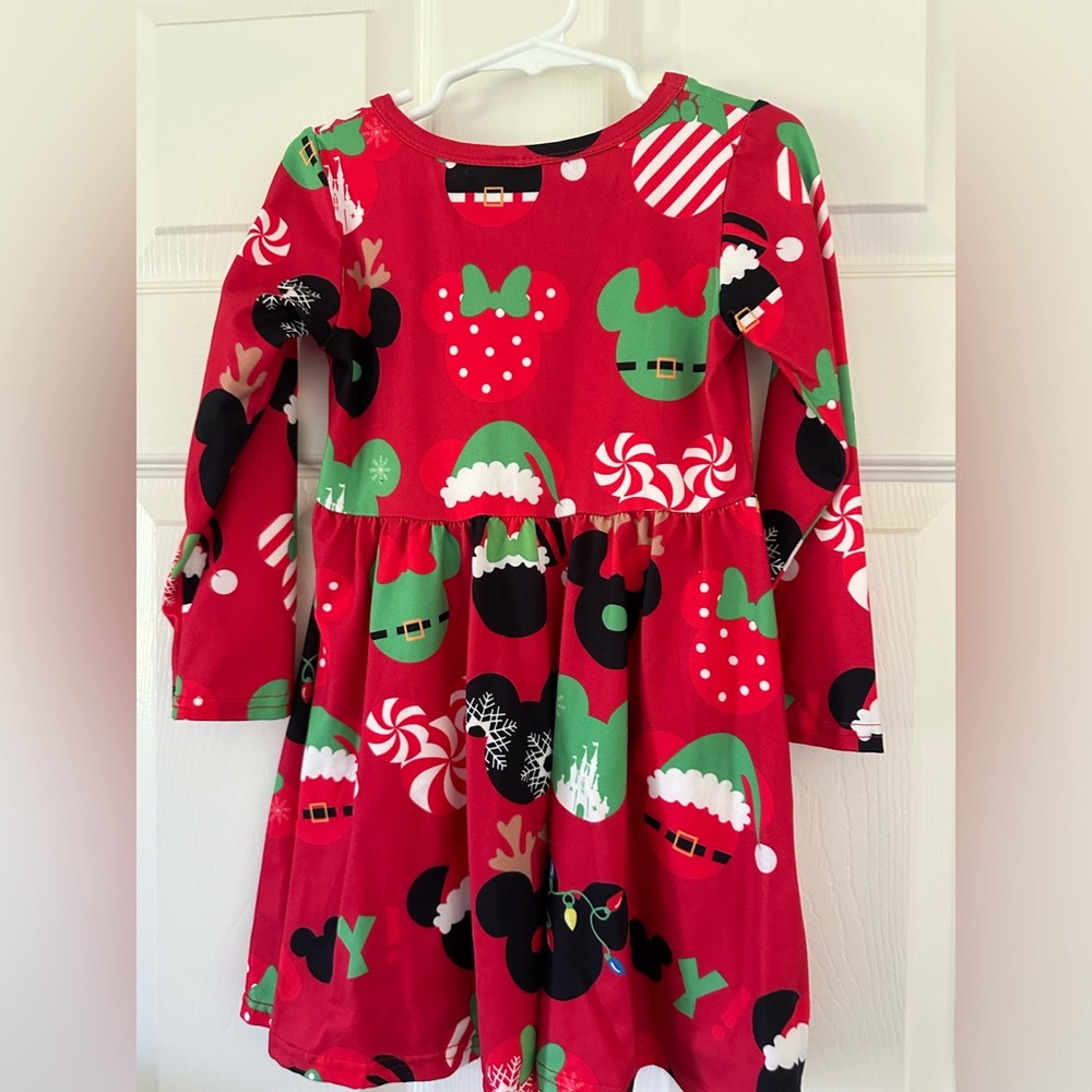 Toddler Girl Disney Christmas dress- Size 3/4